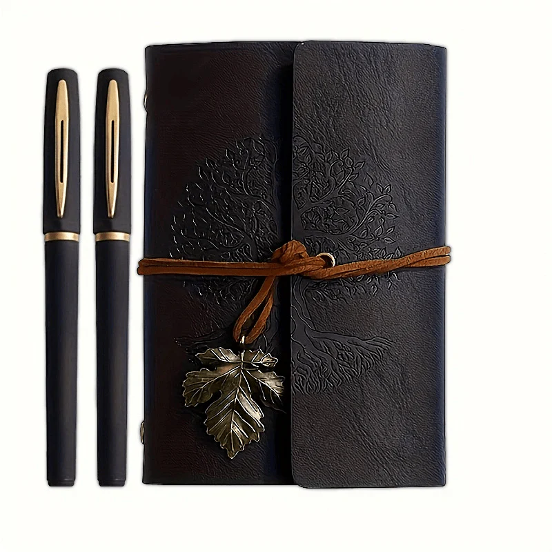 Vintage Tree Journal Set with 2 Gel Pens
