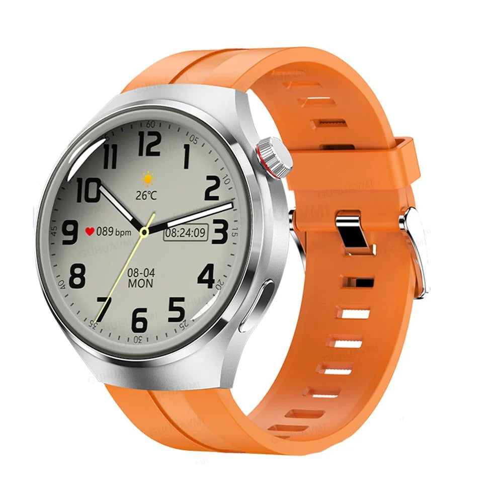 Smartwatch with AMOLED Display and Heart Rate Tracking