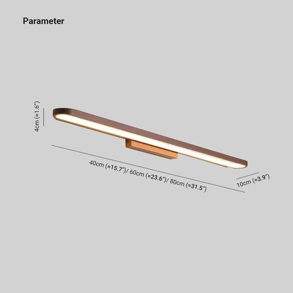 Aluminium LED Mirror Wall Light