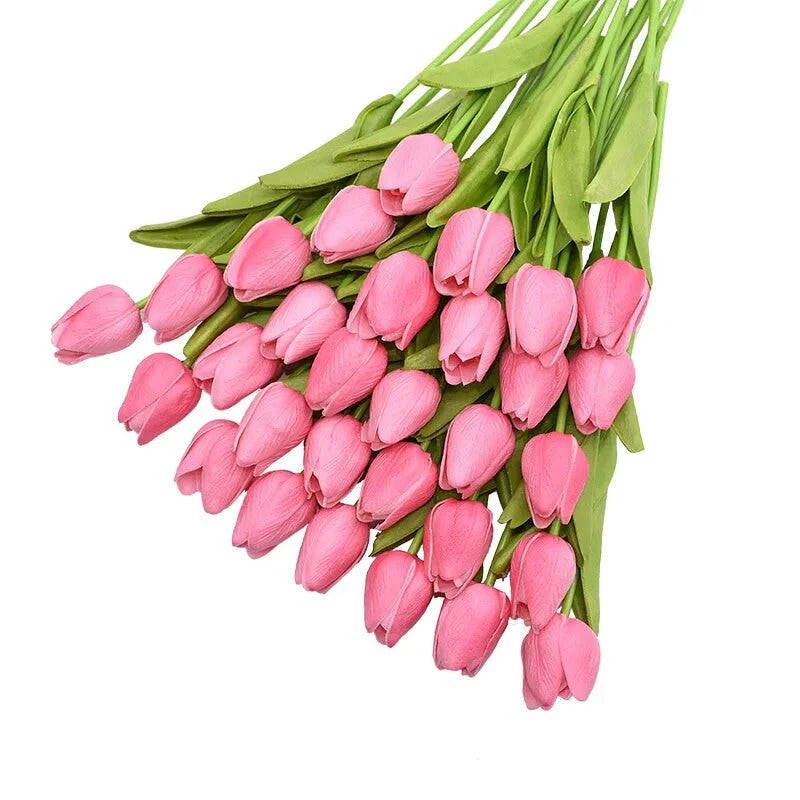 31-Piece Artificial Tulip Bunch