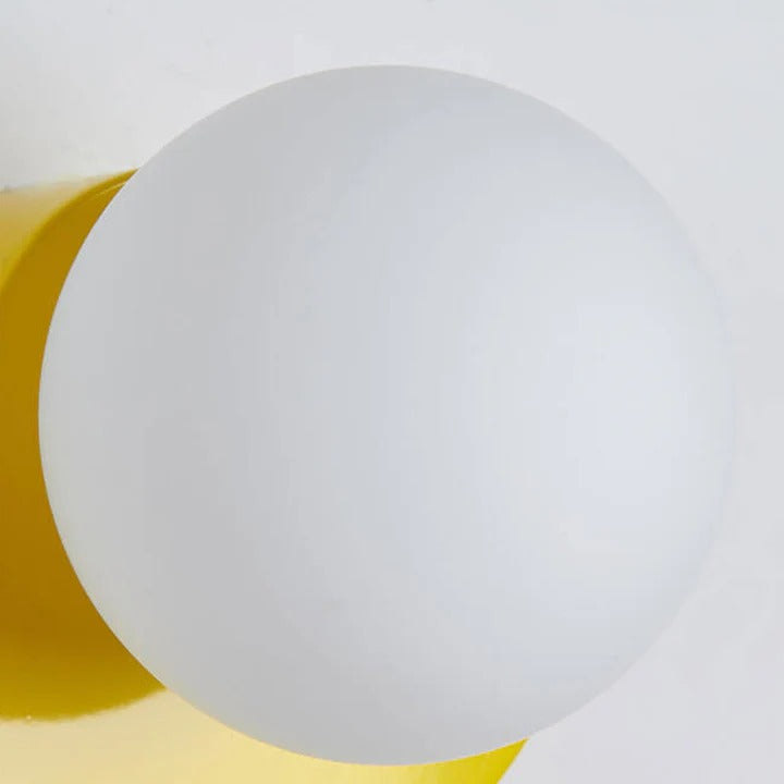 Colorful Glass Ball Wall Light for Bedroom and Living Room