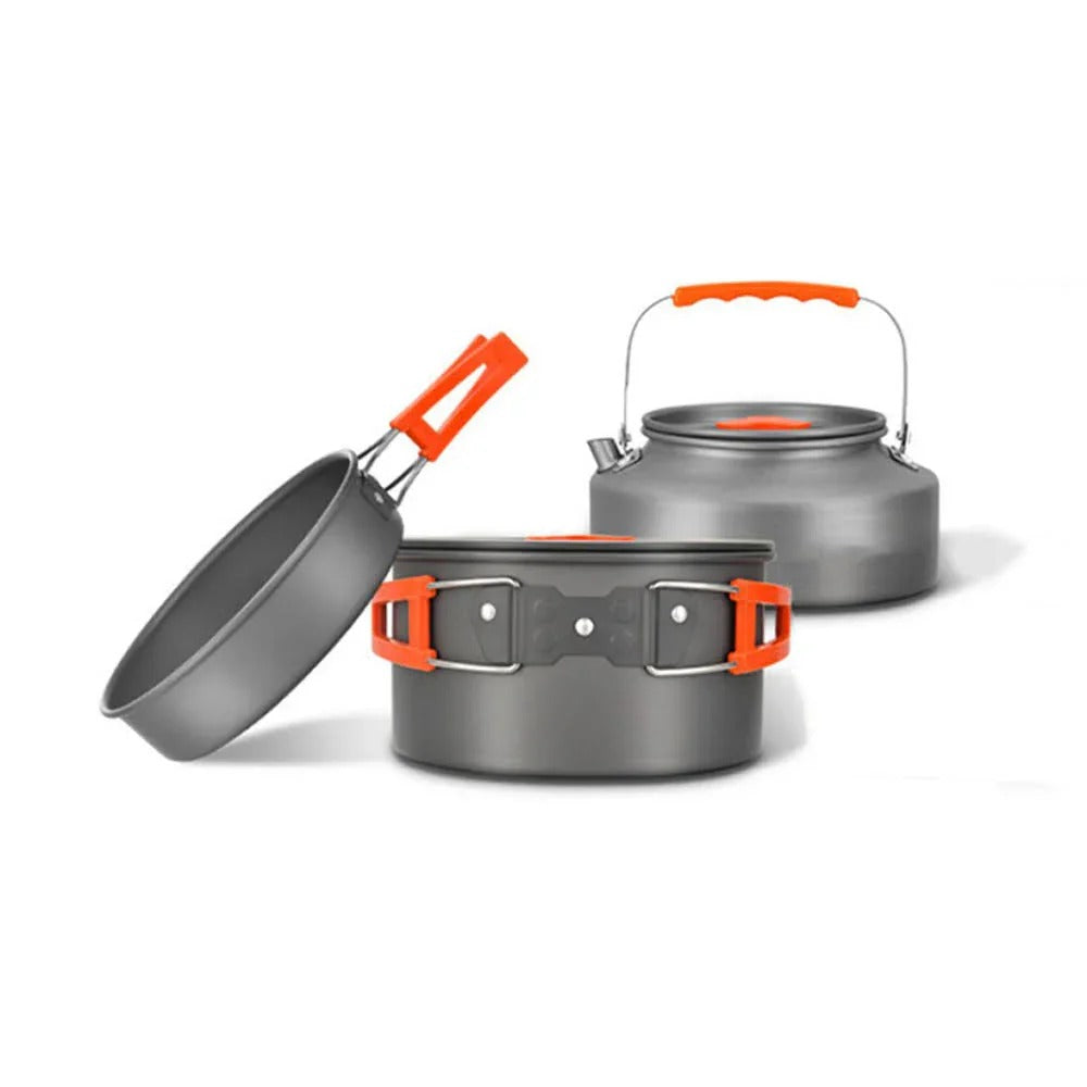 Camping Cookware Set for 4-5 People