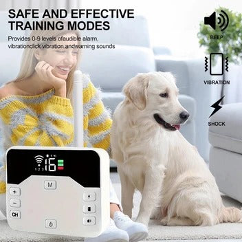 Wireless Dog Fence and Training Collar (2-in-1)