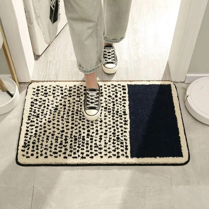 Bath Mat with Modern Pattern