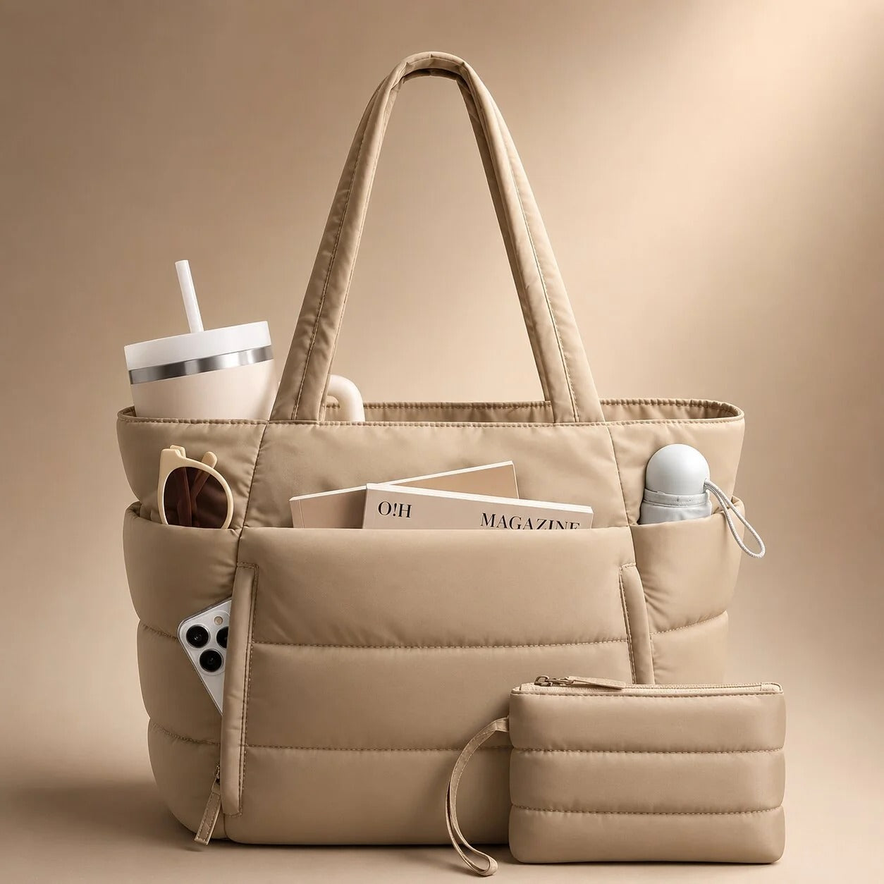Puffer Tote Bag