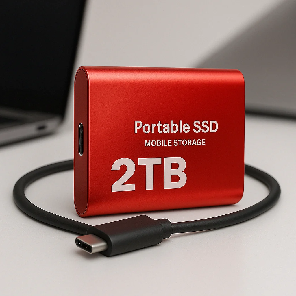 Portable External SSD 2 TB USB-C