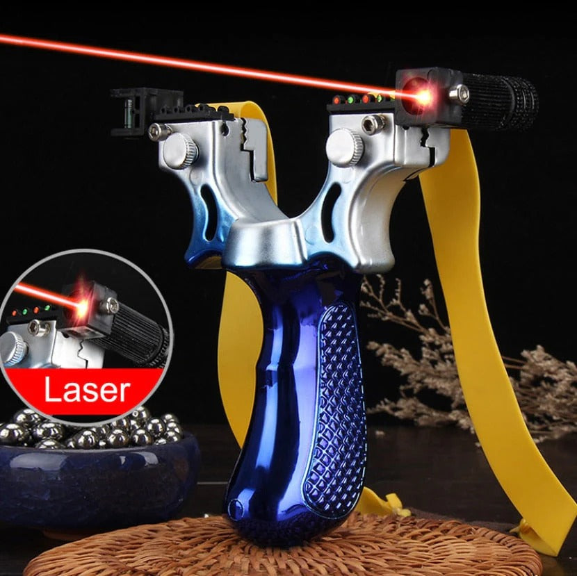 Precision Metal Slingshot with Laser Sight (18+)