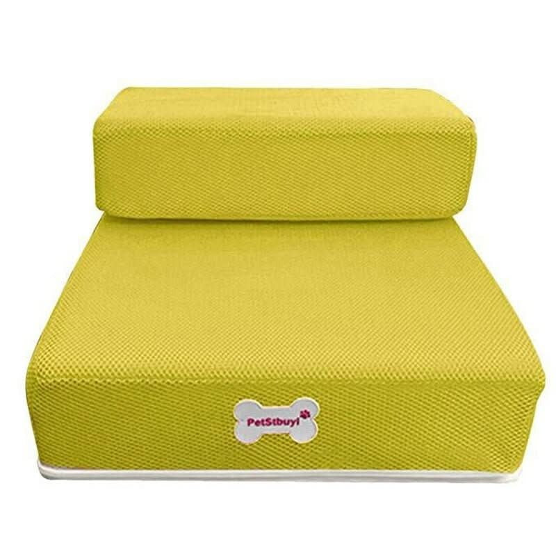 Two-Step Pet Furniture Stairs with Anti-Slip Covering