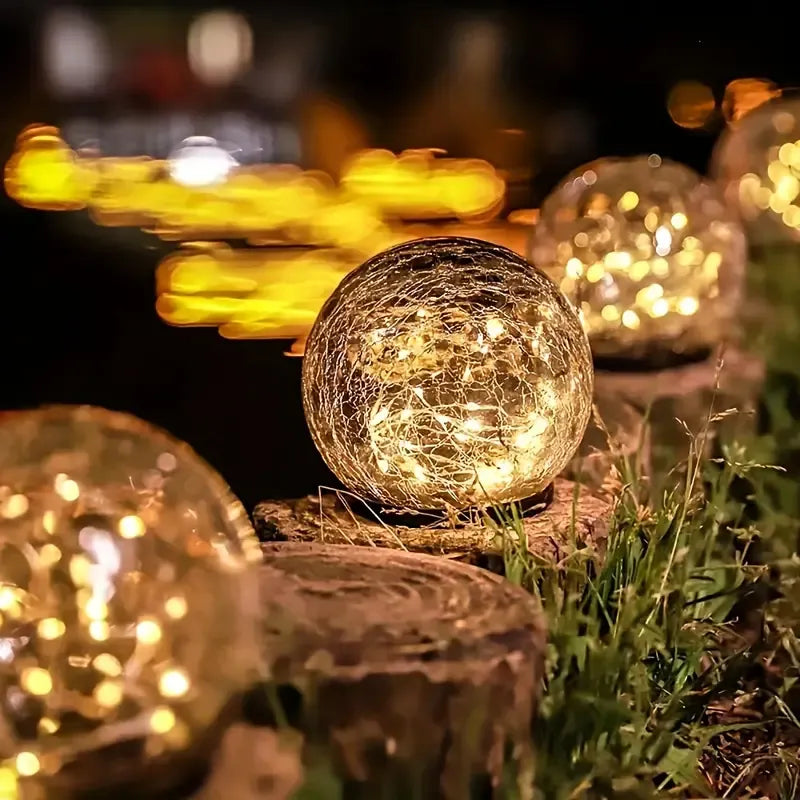 Round Solar Garden Lights