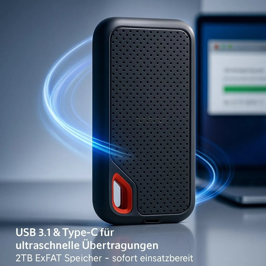 Portable External SSD 2 TB