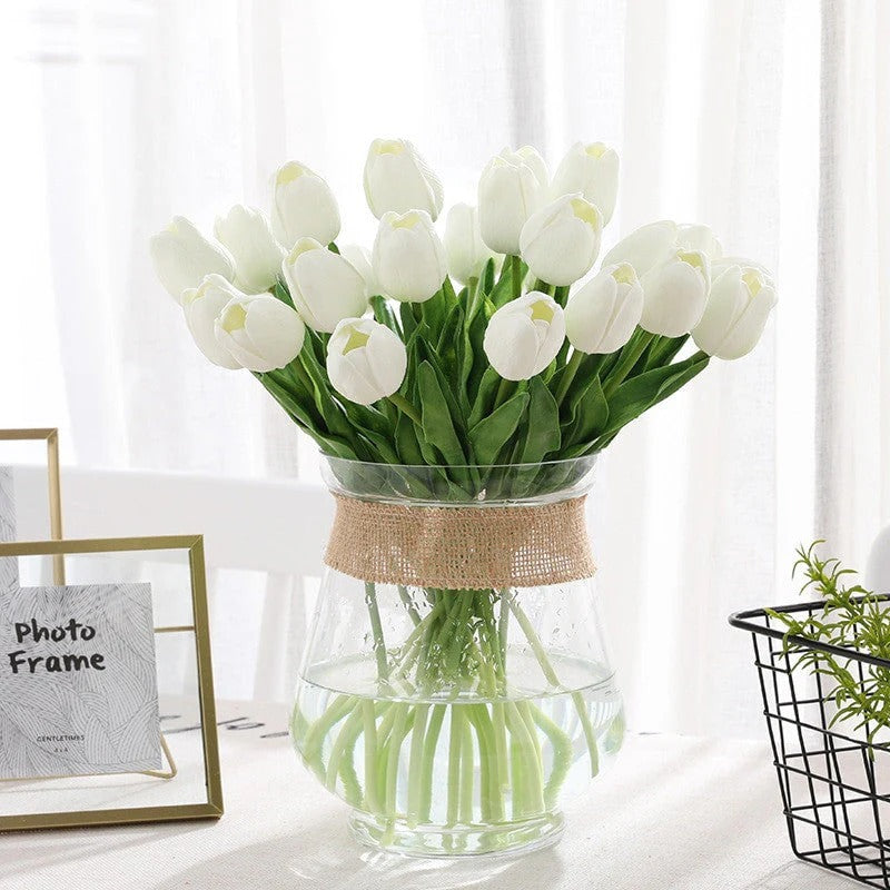 31-Piece Artificial Tulip Bunch