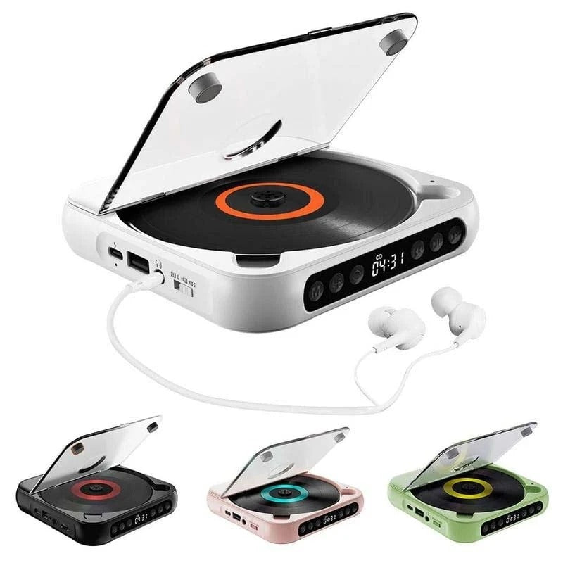 Compact Portable CD Player with Bluetooth