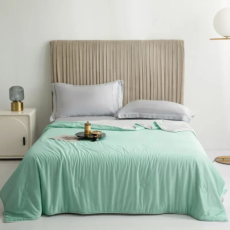 Cooling Ice Silk Summer Blanket