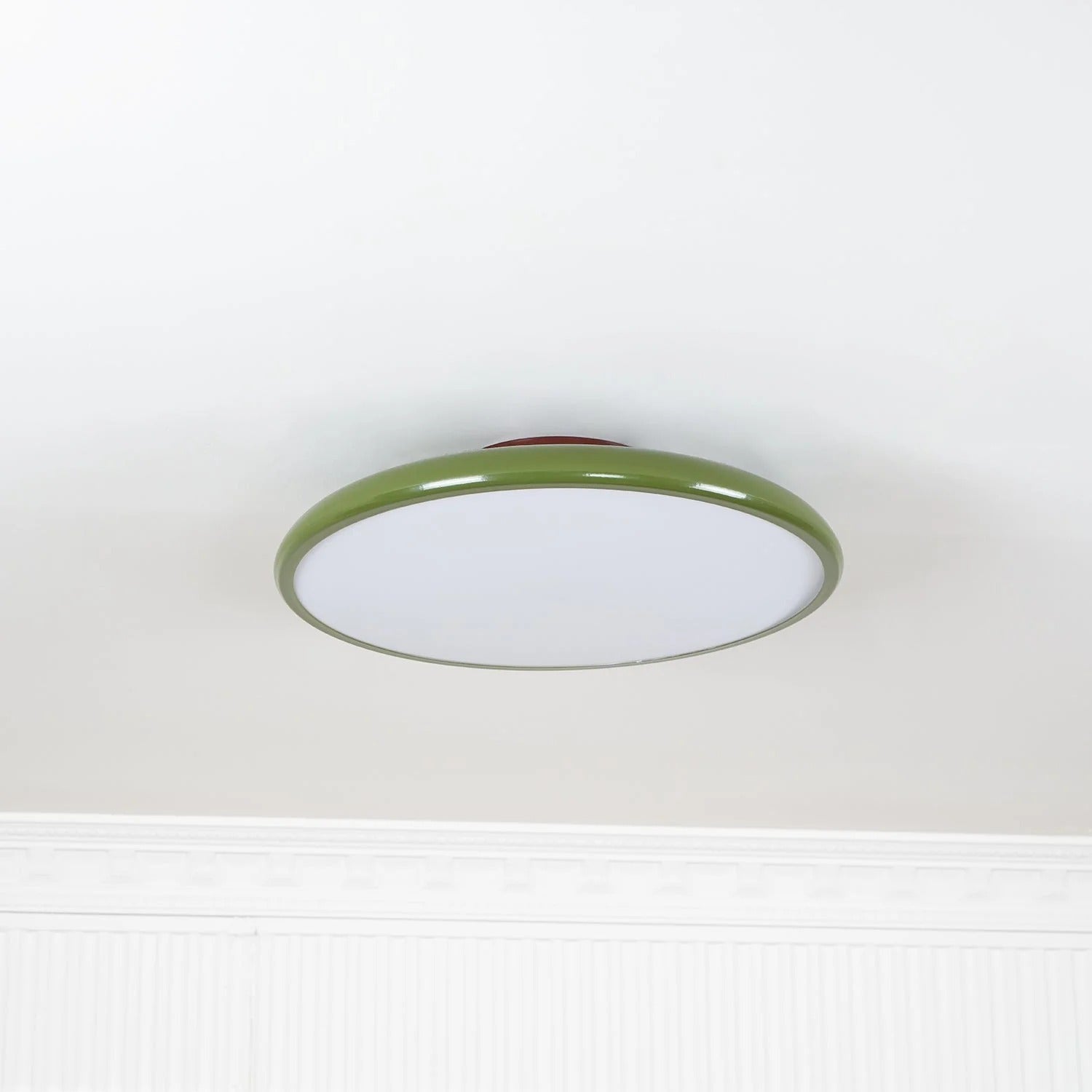 Minimalist Round Disc Flush Mount Ceiling Light for Bedroom