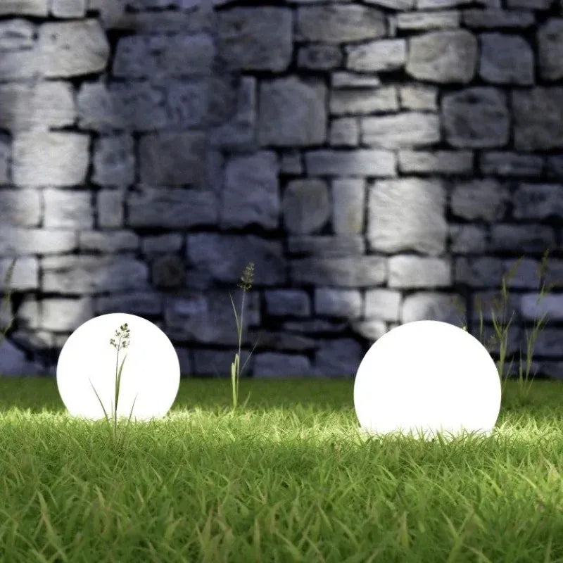 Spherical LED Outdoor Garden Lamp with 16 Colours and Remote