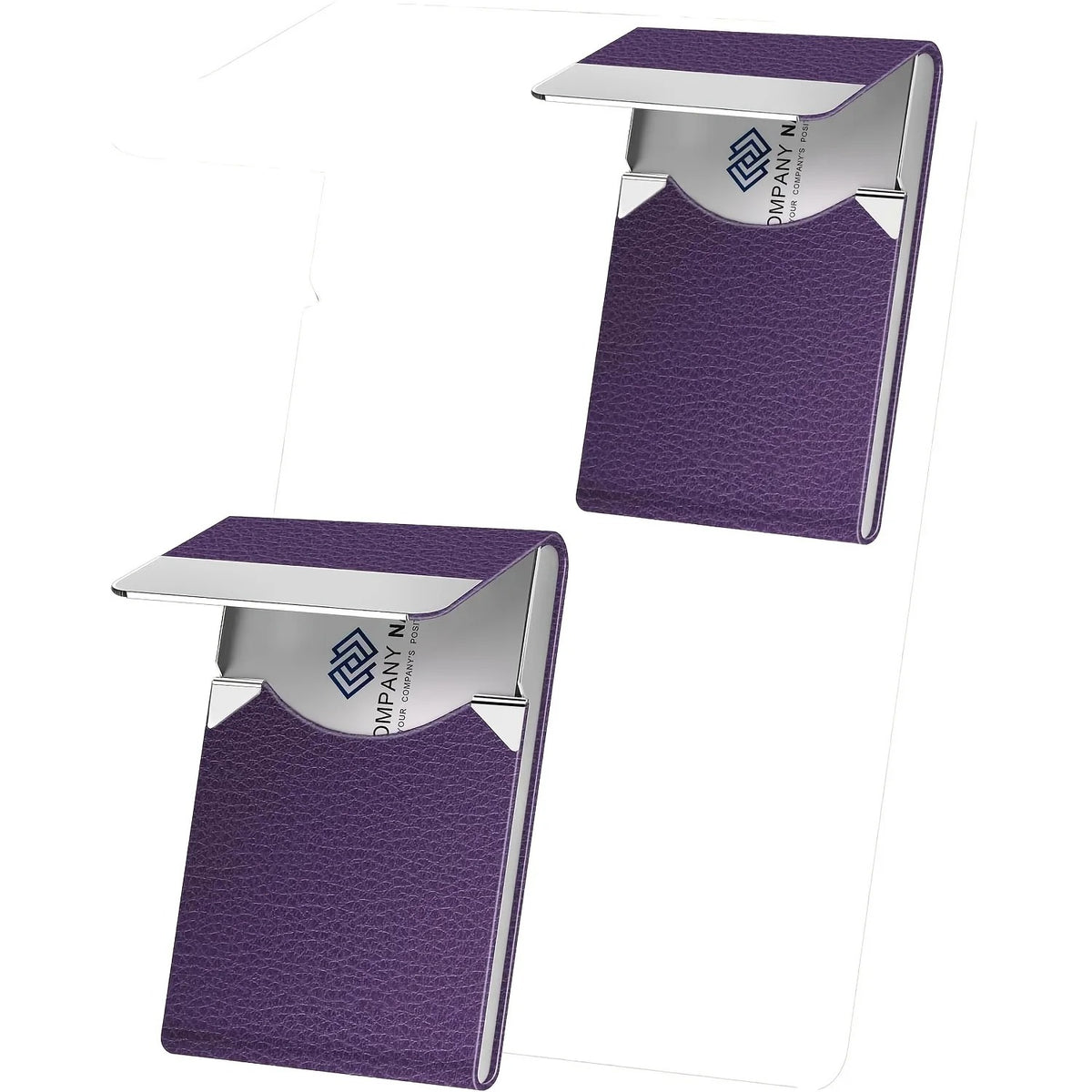 SteelGuard Business Card Holder – Stainless Steel with RFID Blocking and Magnetic Closure