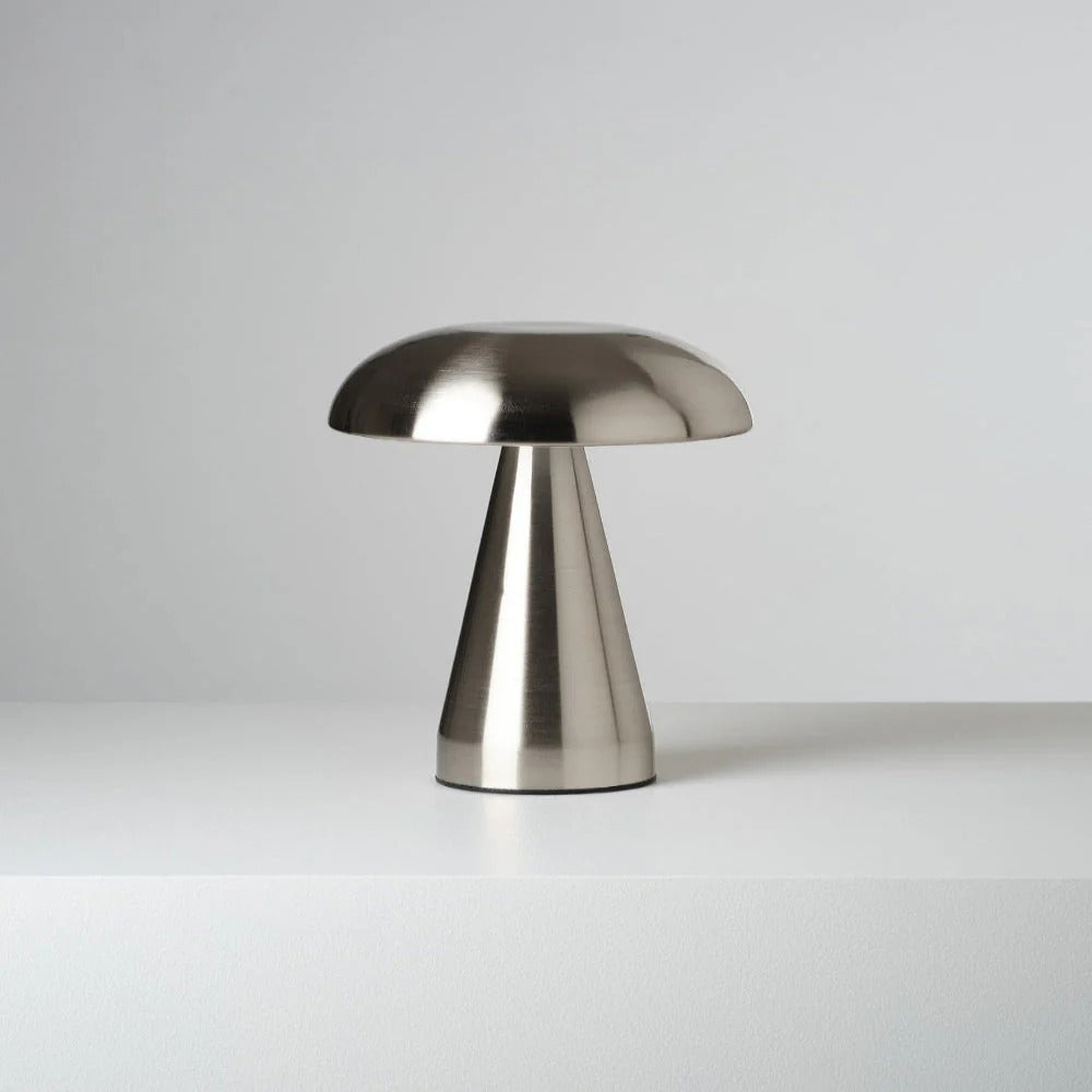 Vintage Mushroom Metal Table Lamp for Bedside and Desk