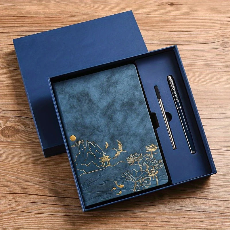 A5 Notebook Gift Set with Colour-Changing Cover