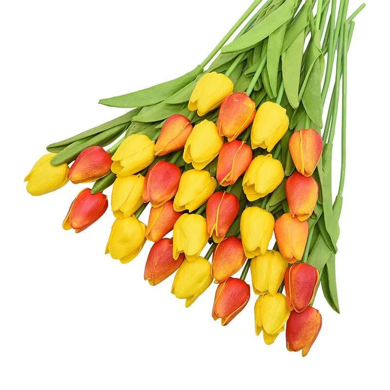 31-Piece Artificial Tulip Bunch