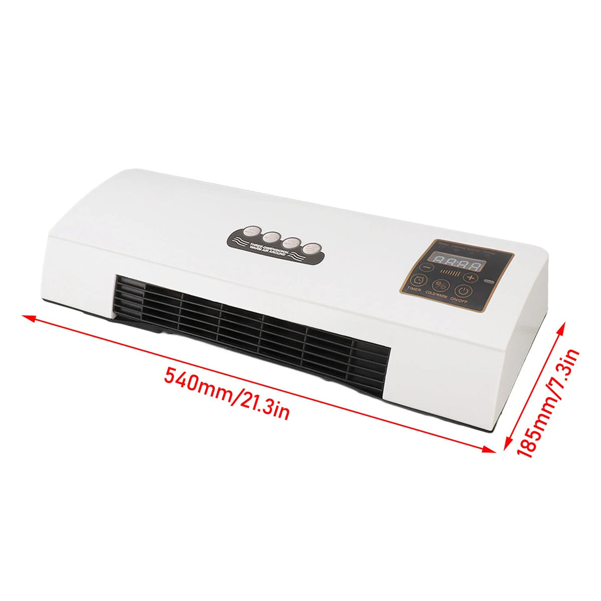 4-in-1 Wall-Mounted Bedroom Climate Unit