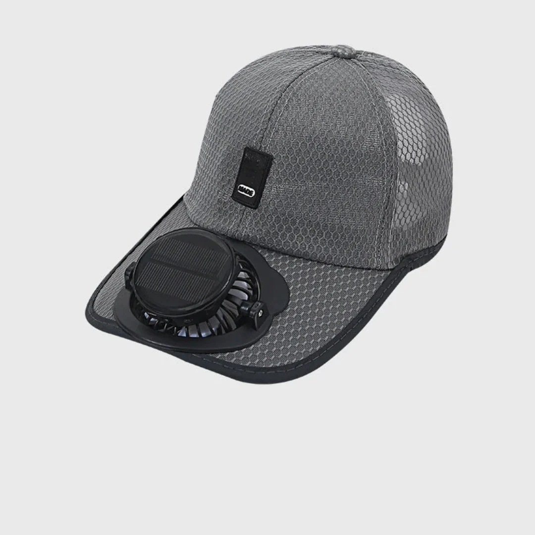 Cooling Baseball Cap with Built-In Fan