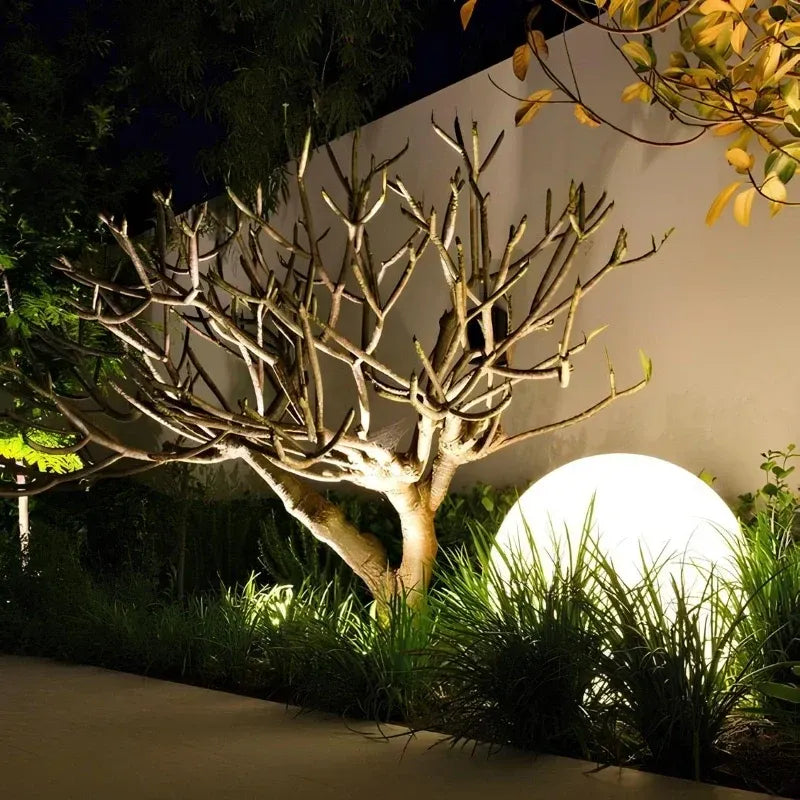 Spherical LED Outdoor Garden Lamp with 16 Colours and Remote