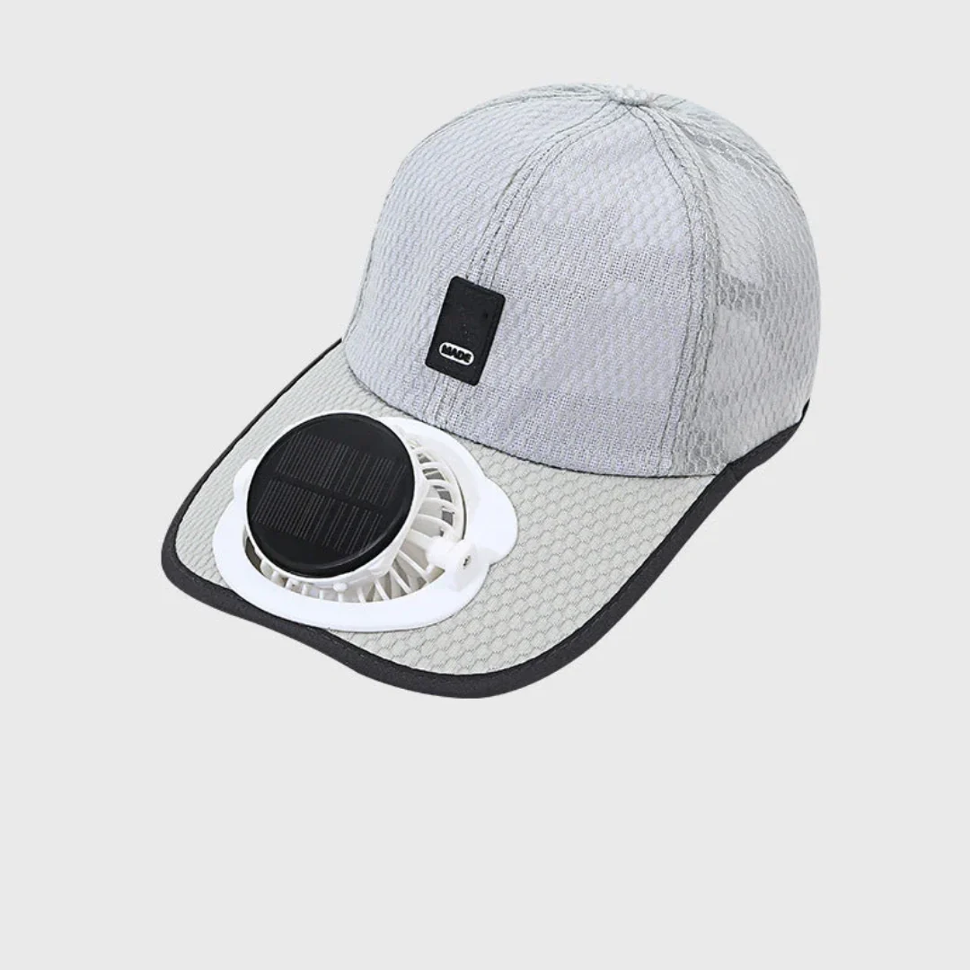 Cooling Baseball Cap with Built-In Fan