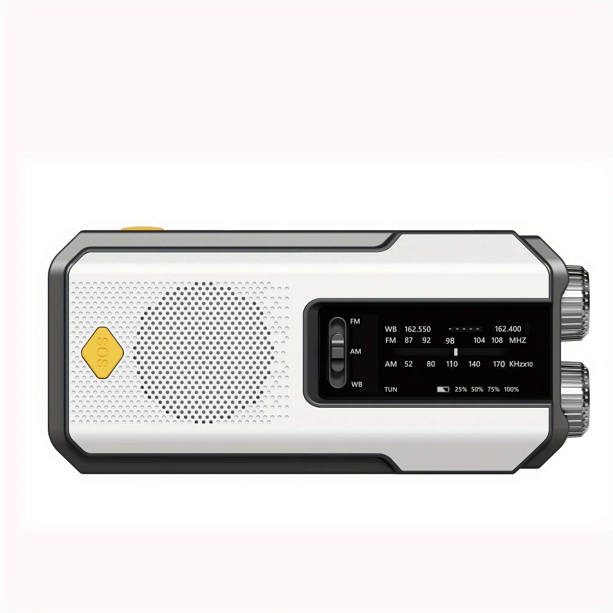 Hand Crank Emergency Radio with Solar and Flashlight