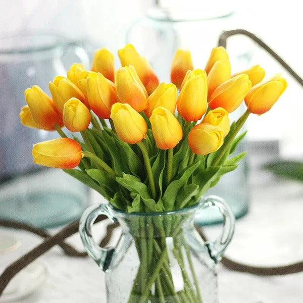 31-Piece Artificial Tulip Bunch