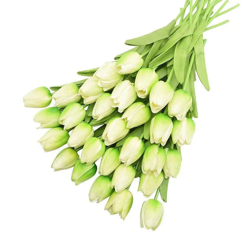 31-Piece Artificial Tulip Bunch