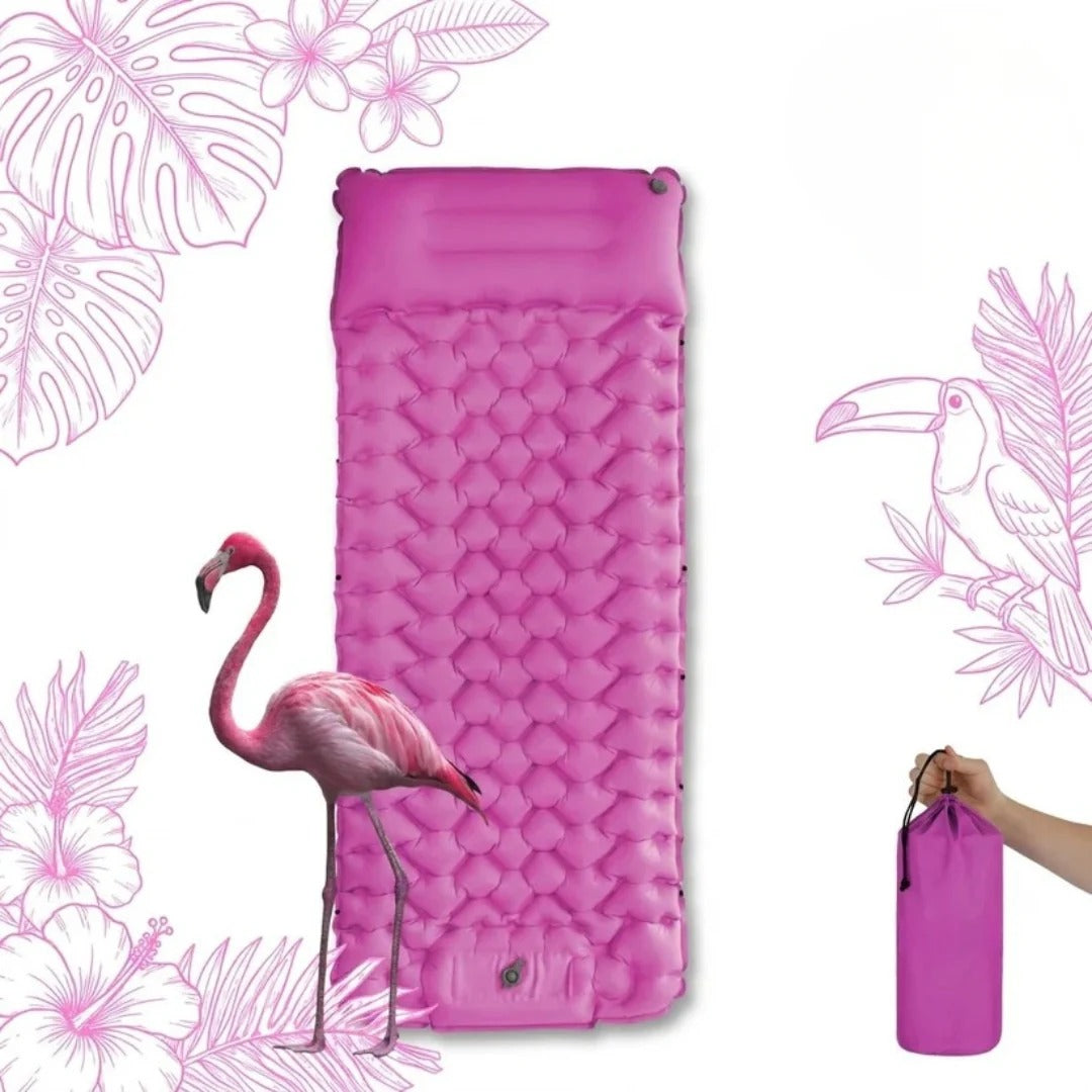 Inflatable Camping Mattress with Foot Pump