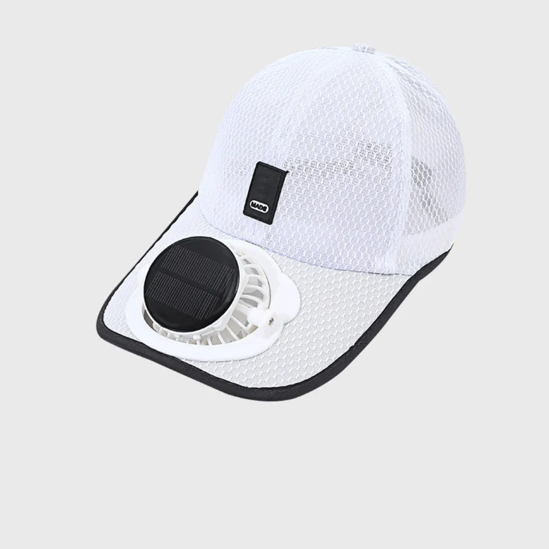 Cooling Baseball Cap with Built-In Fan