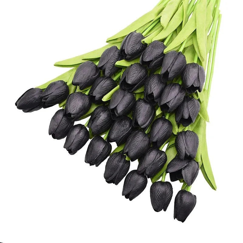 31-Piece Artificial Tulip Bunch