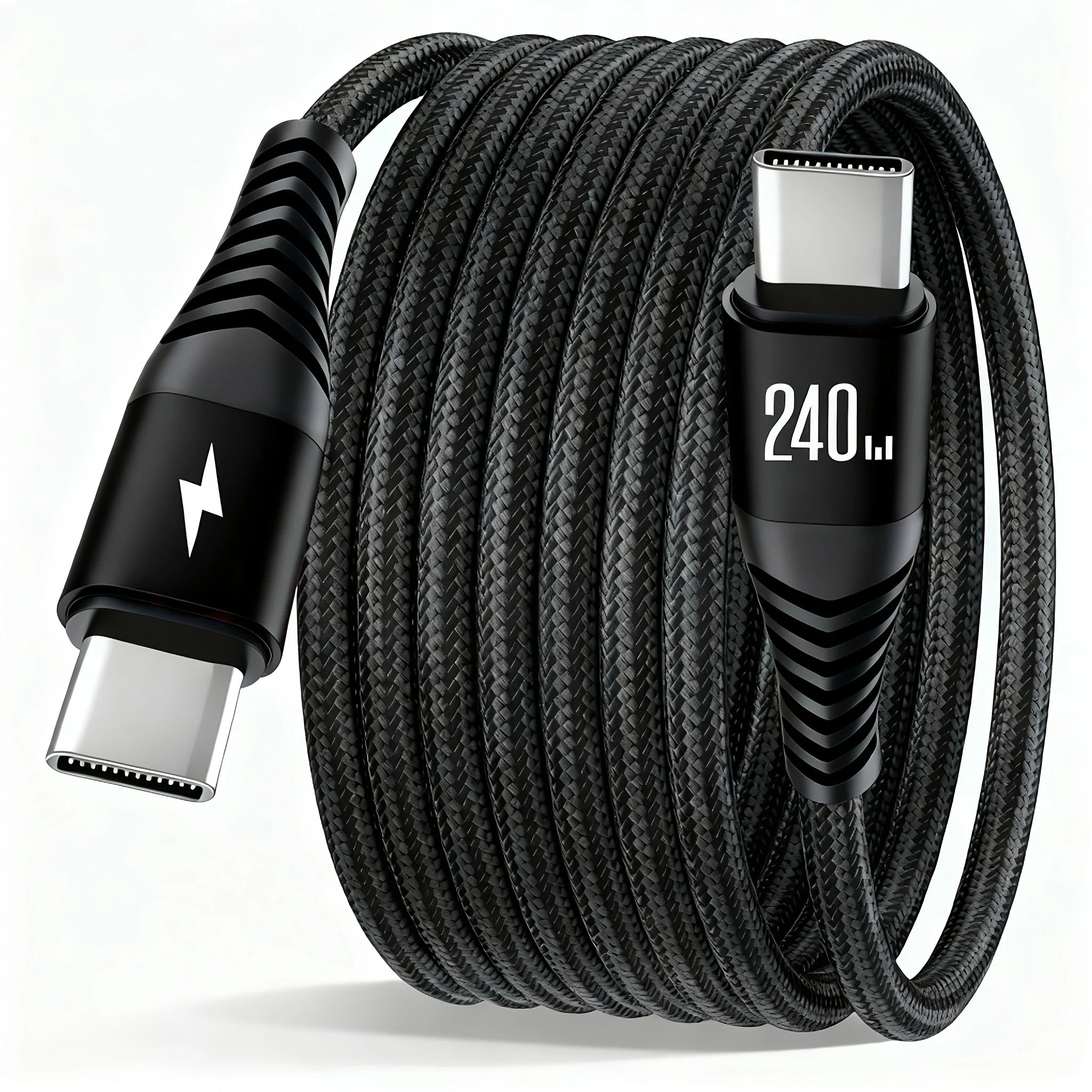 240W Braided USB-C to USB-C Cable