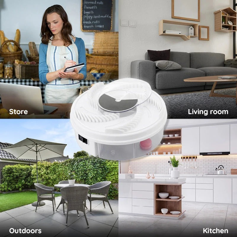 USB Silent Fly Trap with Rotating Arm