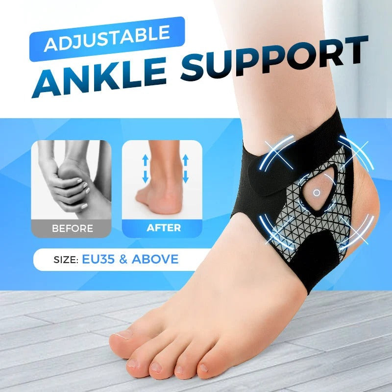 Adjustable Ankle Compression Support (2-Pack)