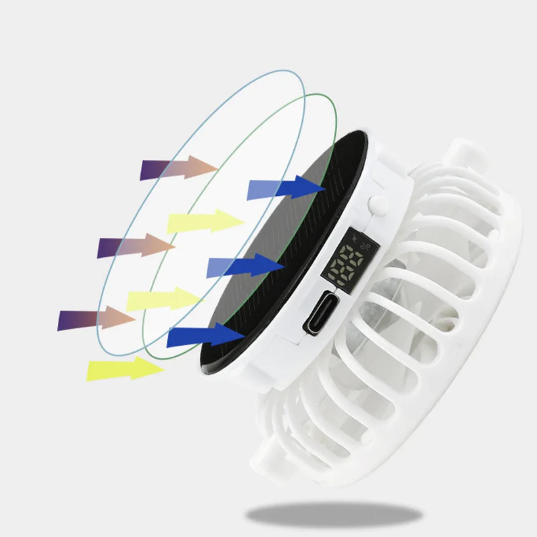 Cooling Baseball Cap with Built-In Fan