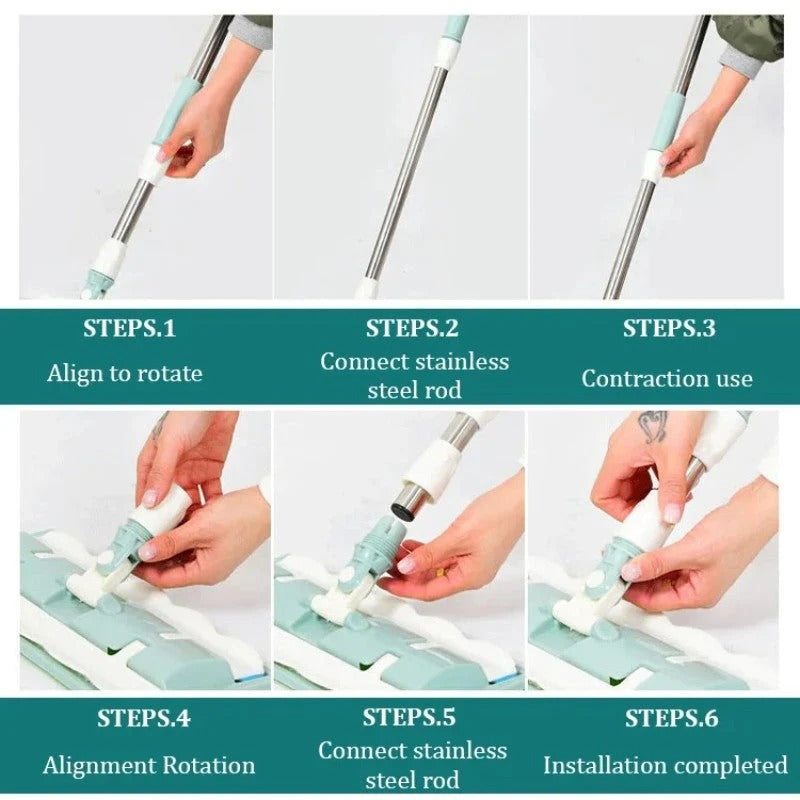 Telescopic Microfiber Floor Mop