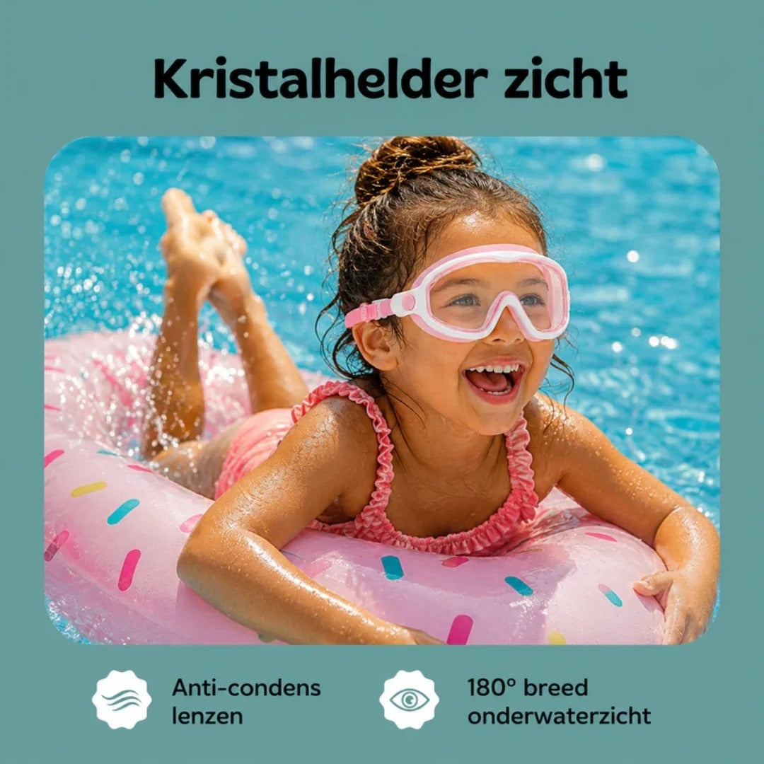 Kids' Swimming Goggles with Click System