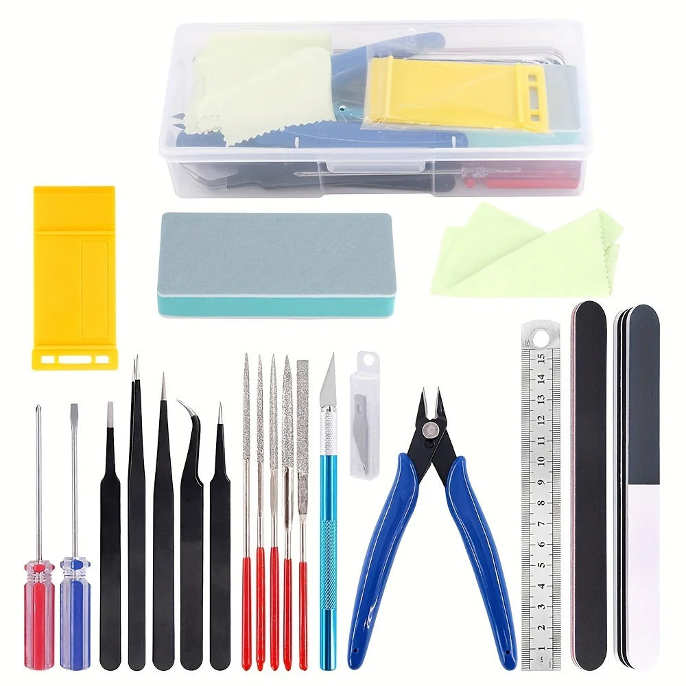 21-Piece Model Building Tool Set