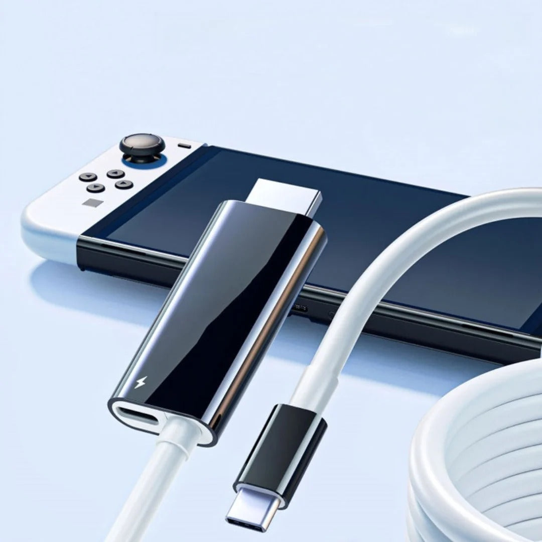 USB-C to HDMI Cable with PD Fast Charging