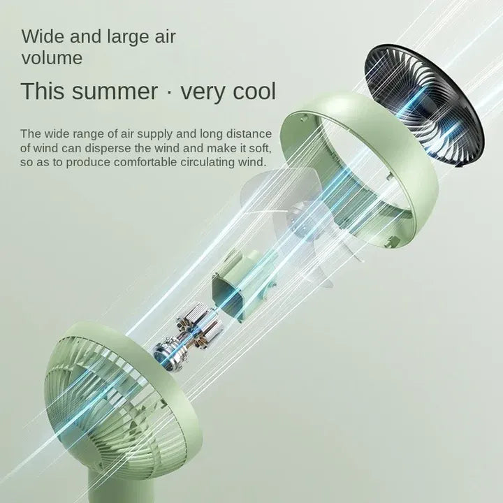 Adjustable Pedestal Fan with Remote Control