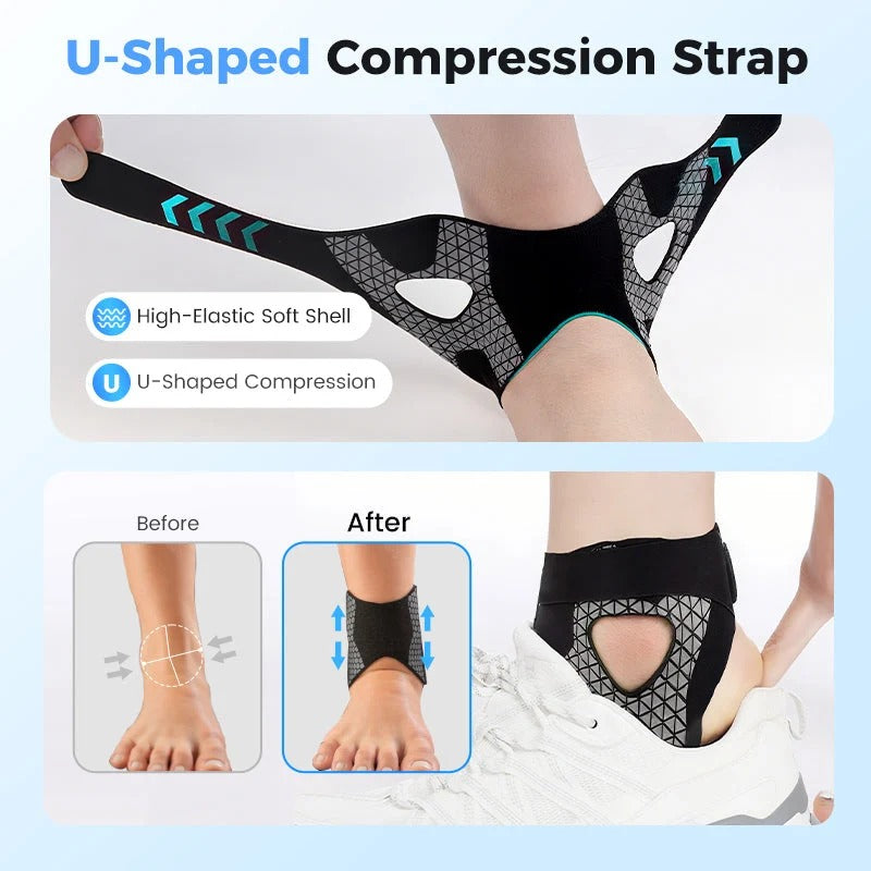 Adjustable Ankle Compression Support (2-Pack)