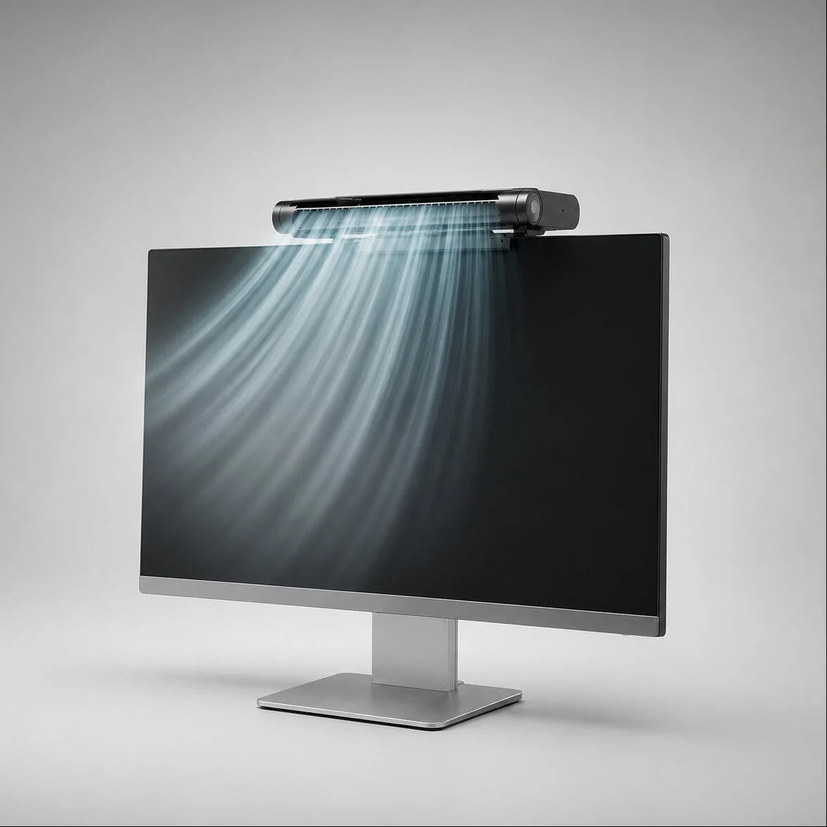 Bladeless USB Desk Fan with LED Light