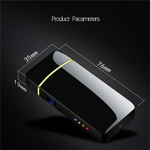 Electric Arc Lighter Rechargeable Dual-Beam Windproof Igniter