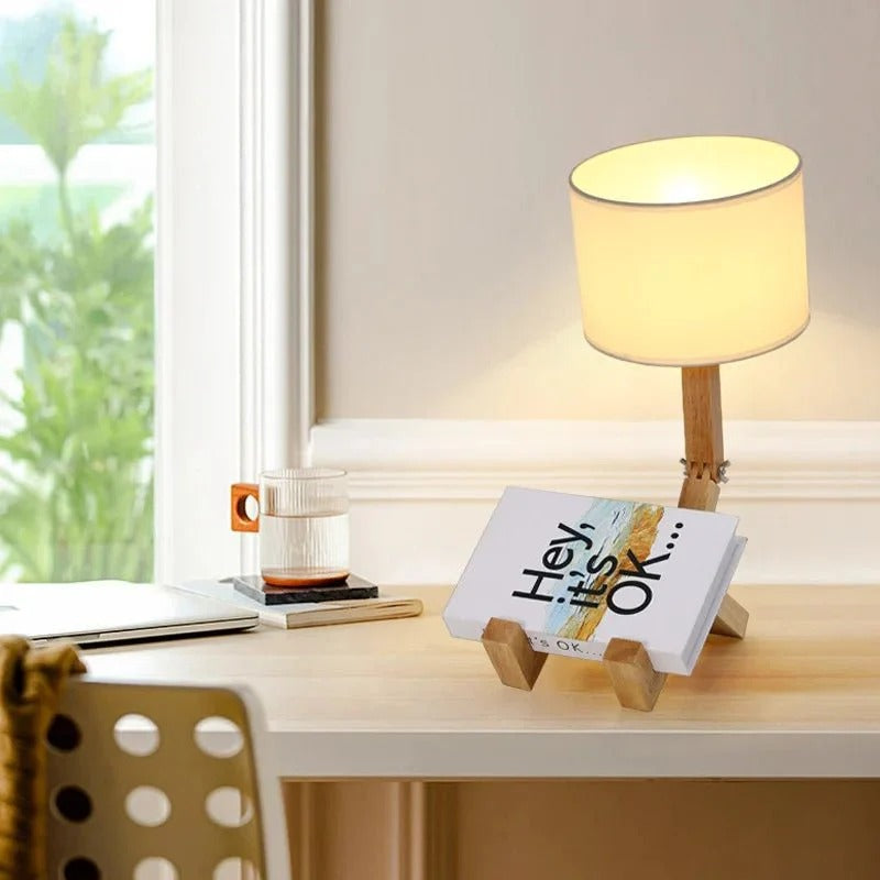 Scandinavian Fabric Table Lamp