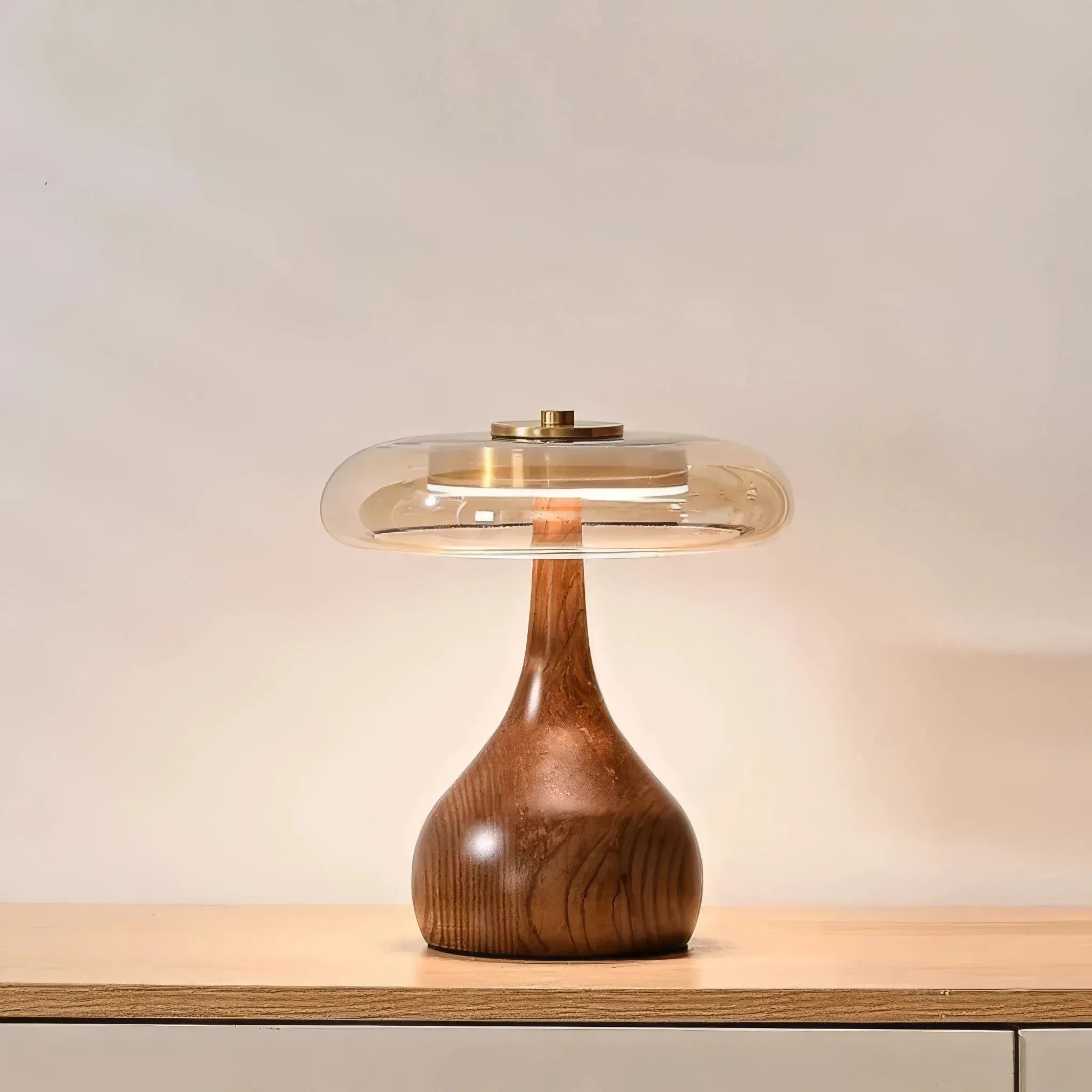 Retro Stained Glass Table Lamp