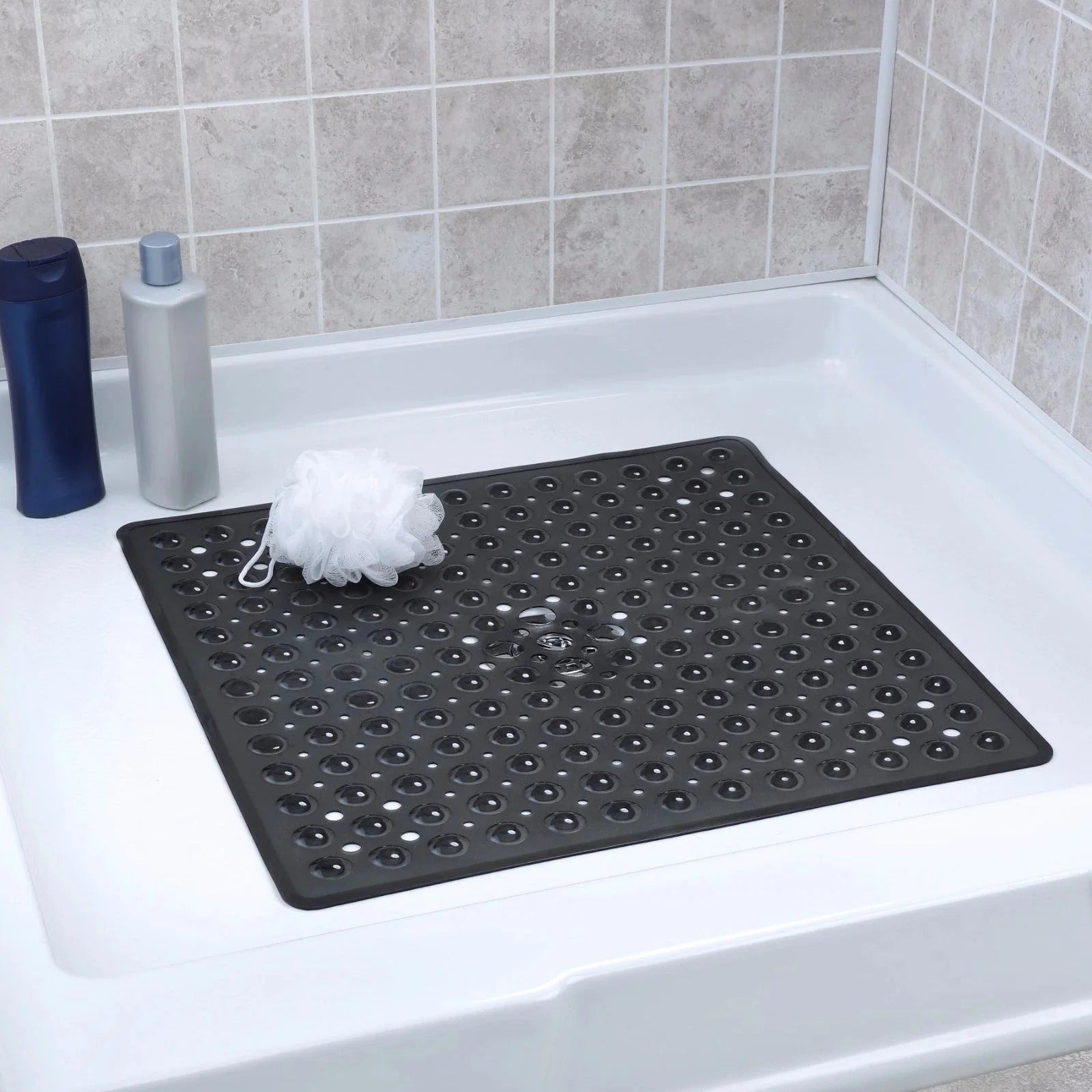 Non-Slip Bath Mat with Suction Cups
