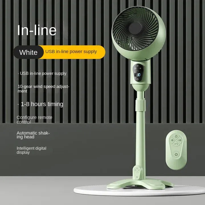 Adjustable Pedestal Fan with Remote Control