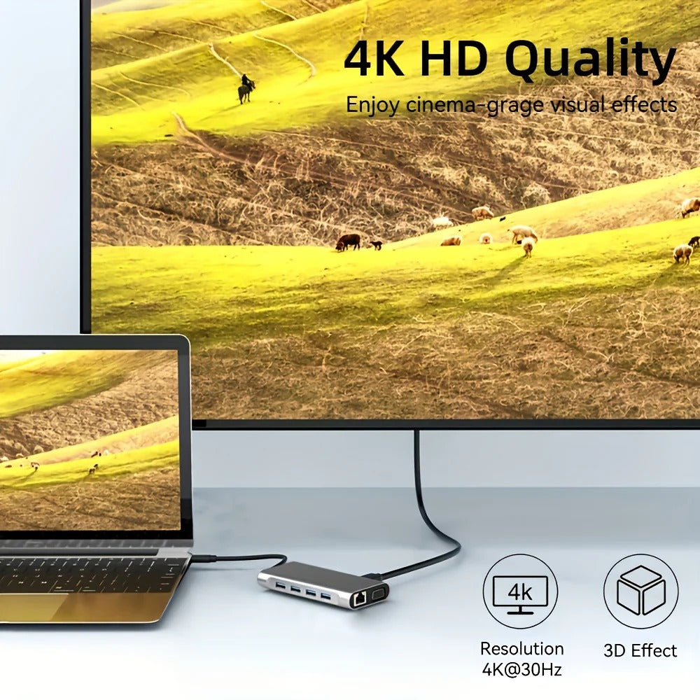 11-in-1 USB-C Docking Station with 4K HDMI